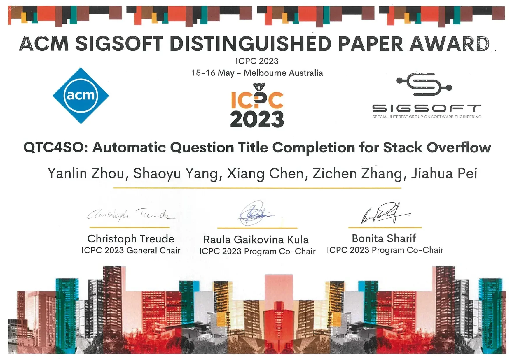 best paper